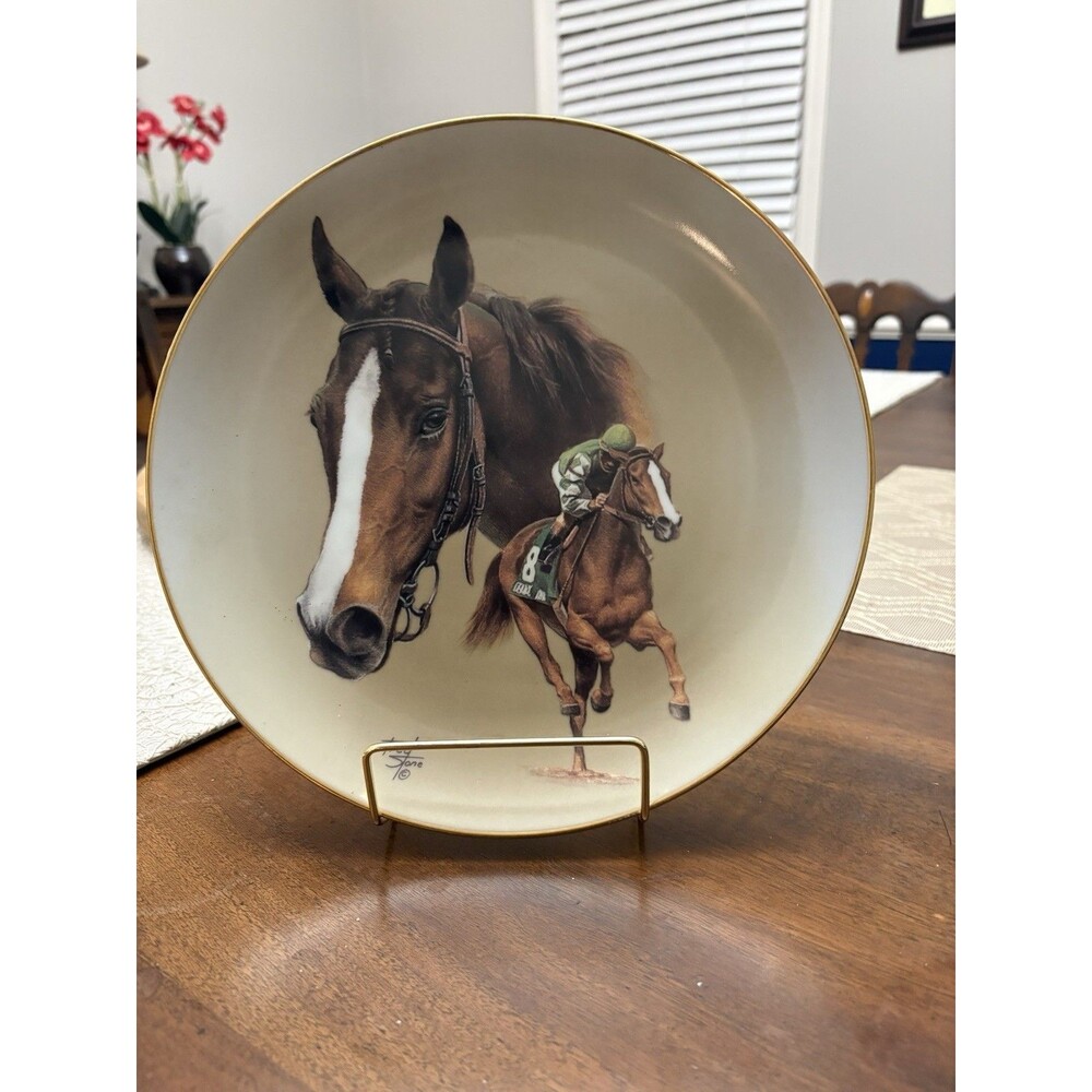Fred Stone “Genuine Risk” 1988 American Collector Plate – KD Winner 1980